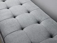 GFW GFW Milan Dark Grey Fabric Bench