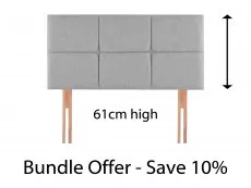 Deluxe Harber Fabric Strutted Headboard Deluxe Harber Fabric Strutted Headboard