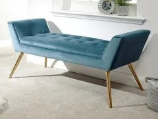 GFW GFW Turin Teal Fabric Window Seat