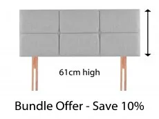 Deluxe Harber Euro (IKEA) Fabric Strutted Headboard Deluxe Harber Euro (IKEA) Fabric Strutted Headboard