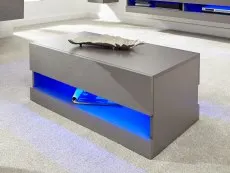 GFW GFW Galicia Grey Coffee Table with LED Lighting