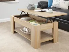 GFW GFW Arvika Oak Lift Up Coffee Table