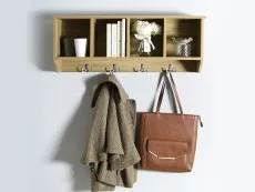 GFW GFW Kempton Oak Wall Rack