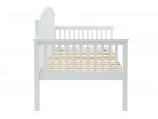 GFW GFW Madrid 3ft Single White Wooden Day Bed Frame