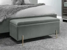 GFW GFW Mystica Grey Ottoman Storage Bench