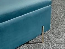 GFW GFW Mystica Teal Ottoman Storage Bench