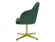 LPD LPD Felix Green Velvet Fabric Office Chair