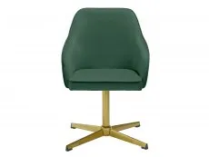 LPD LPD Felix Green Velvet Fabric Office Chair