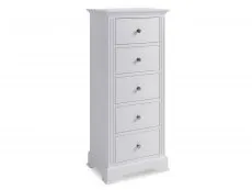 Kenmore Kenmore Catlyn White 5 Drawer Tall Narrow Chest of Drawers (Assembled)