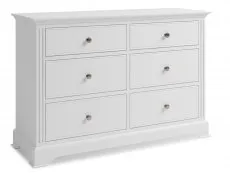 Kenmore Kenmore Catlyn White 6 Drawer Chest of Drawers (Assembled)