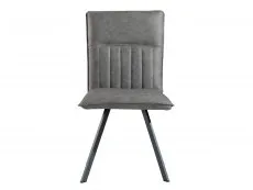 Kenmore Kenmore Faris Grey Faux Leather Dining Chair