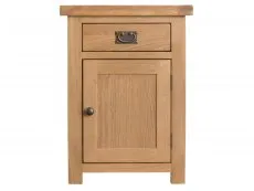 Kenmore Kenmore Waverley Oak 1 Door 1 Drawer Lamp Table (Assembled)