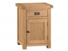 Kenmore Kenmore Waverley Oak 1 Door 1 Drawer Lamp Table (Assembled)