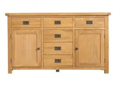 Kenmore Kenmore Waverley Oak 2 Door 6 Drawer Large Sideboard (Assembled)