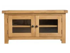 Kenmore Kenmore Waverley Oak and Glass 2 Door TV Cabinet (Assembled)