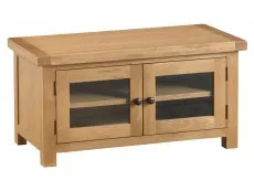 Kenmore Kenmore Waverley Oak and Glass 2 Door TV Cabinet (Assembled)