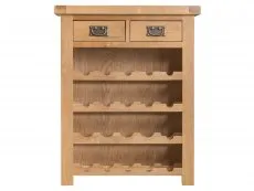 Kenmore Kenmore Waverley Oak 2 Drawer Wine Cabinet (Assembled)