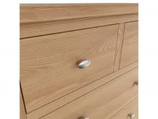 Kenmore Kenmore Dakota Oak 3+2 Drawer Chest of Drawers (Assembled)