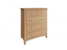 Kenmore Kenmore Dakota Oak 3+2 Drawer Chest of Drawers (Assembled)