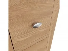 Kenmore Kenmore Dakota Oak 2 Drawer Small Bedside Table (Assembled)