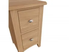 Kenmore Kenmore Dakota Oak 2 Drawer Small Bedside Table (Assembled)