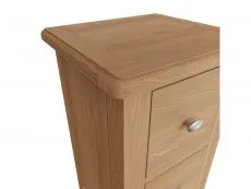 Kenmore Kenmore Dakota Oak 2 Drawer Small Bedside Table (Assembled)