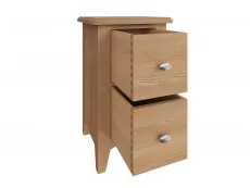 Kenmore Kenmore Dakota Oak 2 Drawer Small Bedside Table (Assembled)