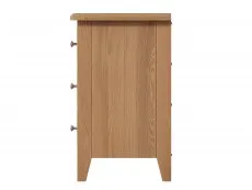 Kenmore Kenmore Dakota Oak 3 Drawer Large Bedside Table (Assembled)