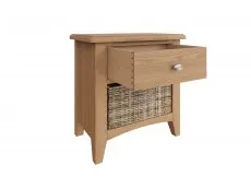 Kenmore Kenmore Dakota Oak 1 Drawer Large Lamp Table (Assembled)