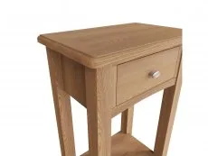 Kenmore Kenmore Dakota Oak 1 Drawer Tall Lamp Table (Assembled)