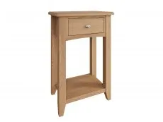 Kenmore Kenmore Dakota Oak 1 Drawer Tall Lamp Table (Assembled)