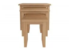 Kenmore Kenmore Dakota Oak Nest of 3 Tables (Assembled)