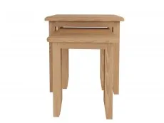 Kenmore Kenmore Dakota Oak Small Nest of Tables (Assembled)