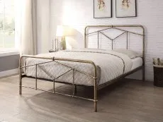 Flintshire Furniture Flintshire Axton 4ft6 Double Antique Bronze Metal Bed Frame