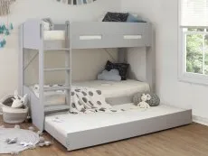 Flintshire Furniture Flintshire Billie 3ft Grey Wooden Bunk Bed Frame