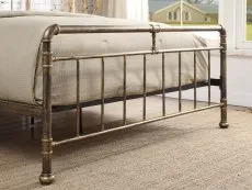 Flintshire Furniture Flintshire Cilcain 5ft King Size Antique Bronze Metal Bed Frame