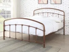 Flintshire Furniture Flintshire Mostyn 5ft King Size Shining Rose Metal Bed Frame