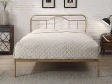 Flintshire Furniture Flintshire Oakenholt 5ft King Size Antique Bronze Metal Bed Frame