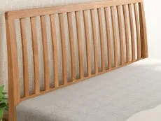 Flintshire Furniture Flintshire Rowley 5ft King Size Smoked Oak Wooden Bed Frame