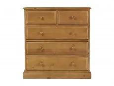 Archers Archers Berwick 3+2 Drawer Pine Wooden Chest of Drawers (Assembled)