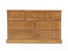 Archers Berwick 4+3 Drawer Pine Wooden Chest of Drawers (Assembled)