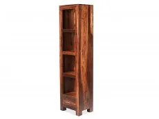 Archers Archers Santa Clara 1 Drawer Acacia Tall Narrow Wooden Bookcase (Assembled)