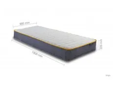 SleepSoul SleepSoul Comfort Pocket 800  3ft Single Mattress in a Box