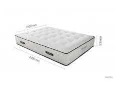 SleepSoul SleepSoul Harmony Memory Pocket 1000 6ft Super King Size Mattress in a Box