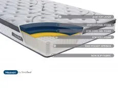 SleepSoul SleepSoul Heaven Gel Pocket 1000 Pillowtop 6ft Super King Size Mattress in a Box