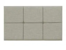 Shire Shire Big Cobbled 3ft6 Large Single Fabric Strutted Headboard