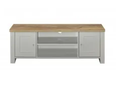 Birlea Furniture & Beds Birlea Highgate Grey and Oak Effect Large TV Unit