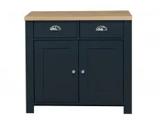 Birlea Furniture & Beds Birlea Highgate Navy and Oak Effect 2 Door 2 Drawer Sideboard