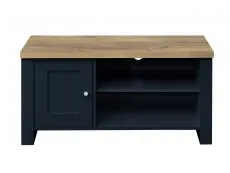 Birlea Furniture & Beds Birlea Highgate Navy and Oak Effect Small TV Unit