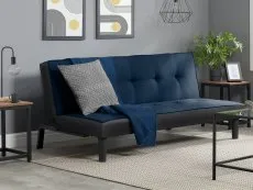 Birlea Furniture & Beds Birlea Aurora Midnight Blue Velvet Sofa Bed